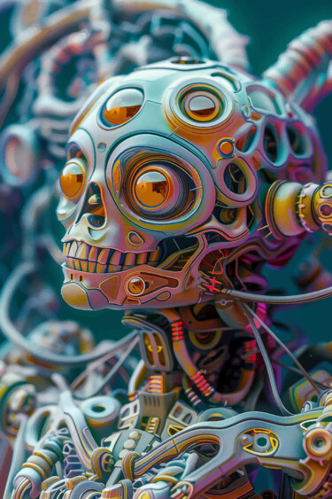 Cyborg 3D souriant-1