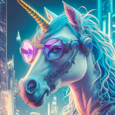 Licorne avec des lunettes